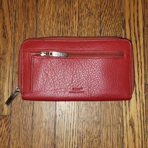 DOPP Dark Red  Clutch